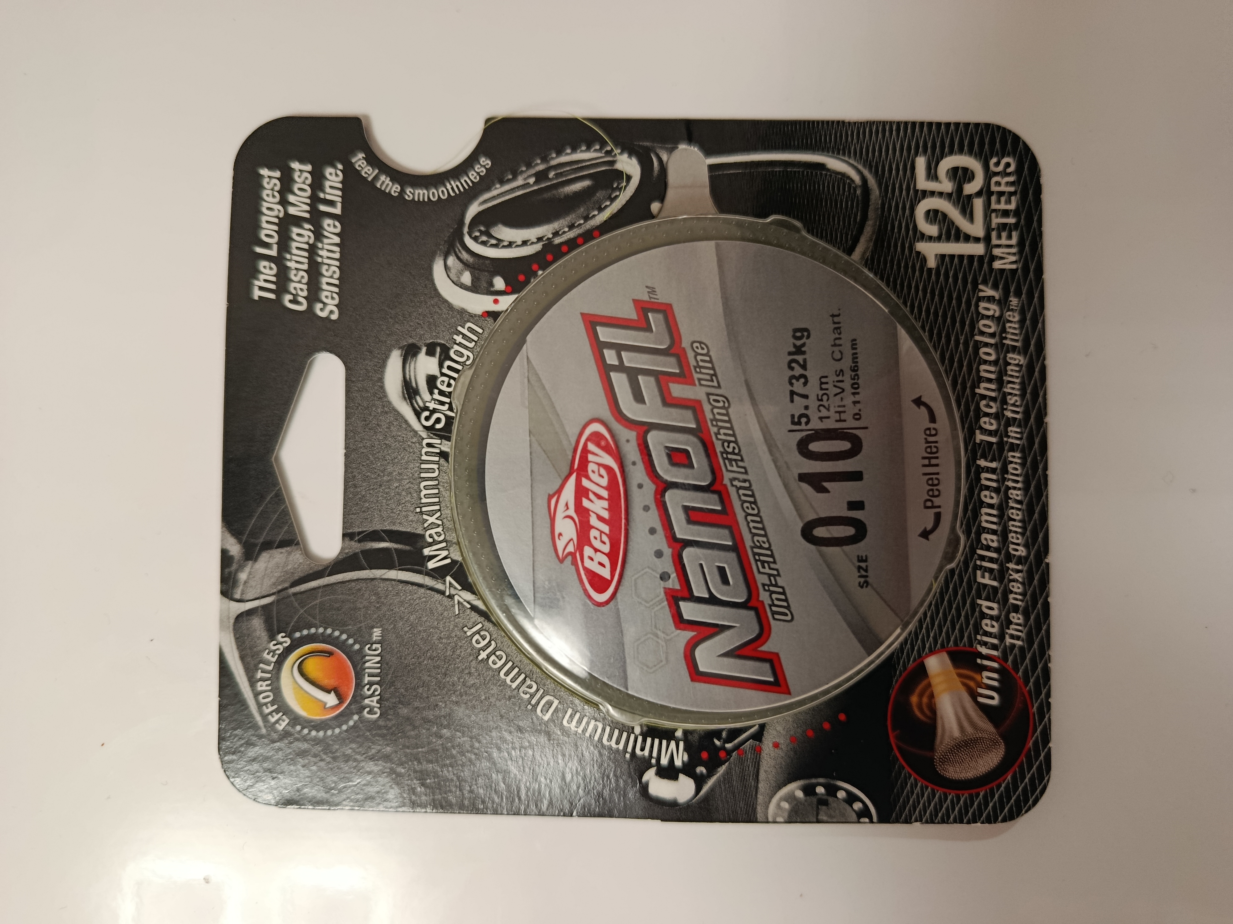 Шнур Berkley NanoFil Clear 125м, 0.10 mm салатовий